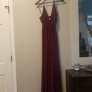 David's Bridal Wrap Dress